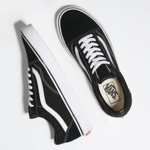 Vans Bayan Spor Ayakkabı Old Skool Siyah/Beyaz | 57206-688